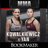 UFC on ESPN+ 26 Odds - Karolina Kowalkiewicz vs. Yan Xiaonan UFC on ESPN+ 26 Odds - Karolina Kowalkiewicz vs. Yan Xiaonan