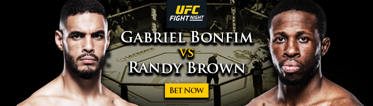 Bet on UFC Fight Night: Bonfim vs. Brown Online Bet on UFC Fight Night: Bonfim vs. Brown Online